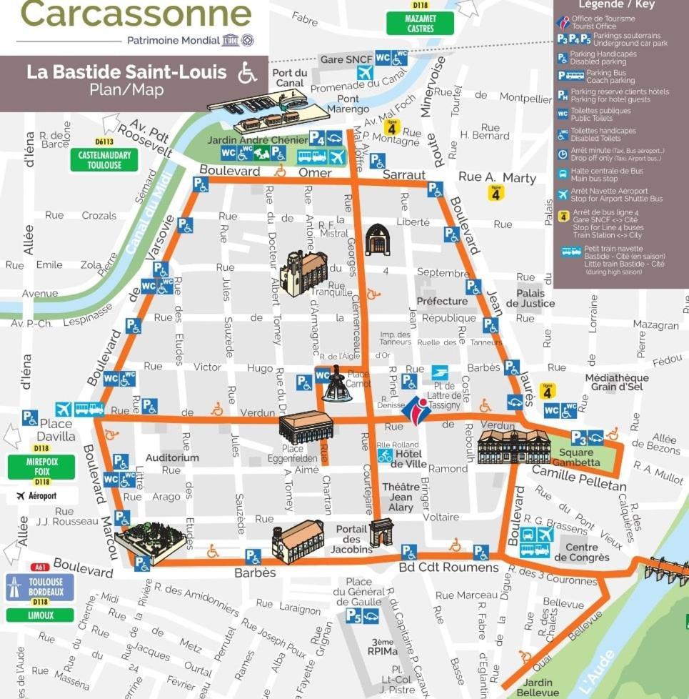 La Maison De Camille Climatisation Parking Prive Wifi 卡尔卡松 外观 照片